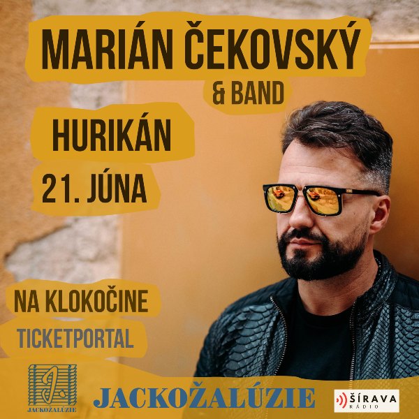MARIÁN ČEKOVSKÝ & BAND S HURIKÁNOM NA KLOKOČINE – EXKLUZÍVNY KONCERT