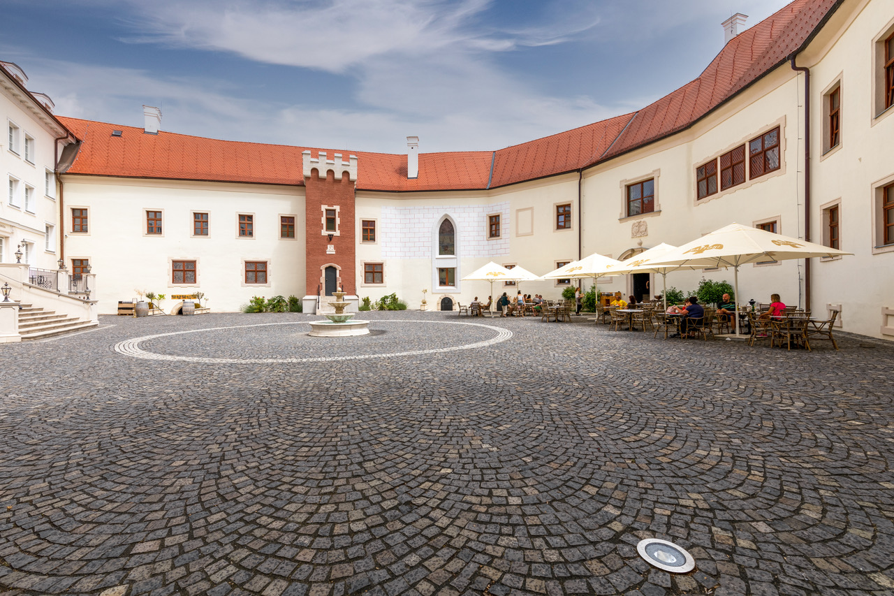 picture Peter Nagy so skupinou INDIGO na zámku