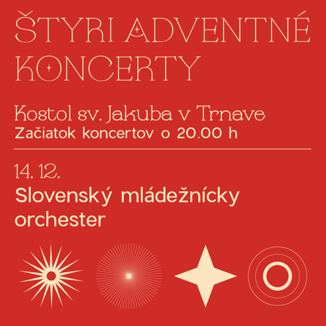 picture Štyri adventné koncerty Slovenský mládežnícky orchester