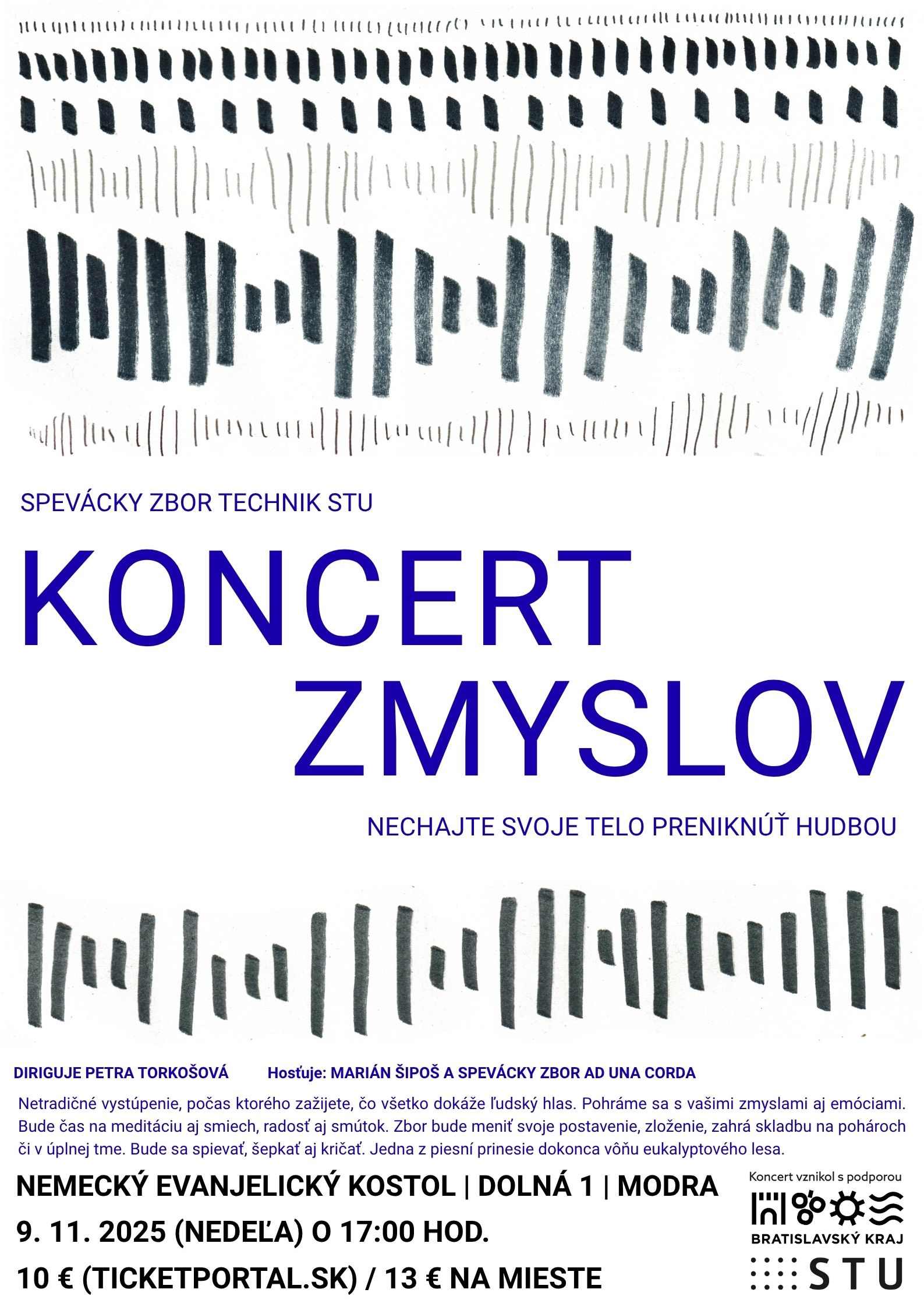 picture Koncert zmyslov Modra - nechajte svoje telo preniknúť hudbou