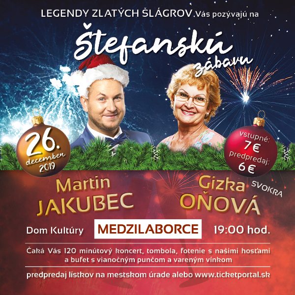 Štefanská zábava s legendami zlatých šlágrov