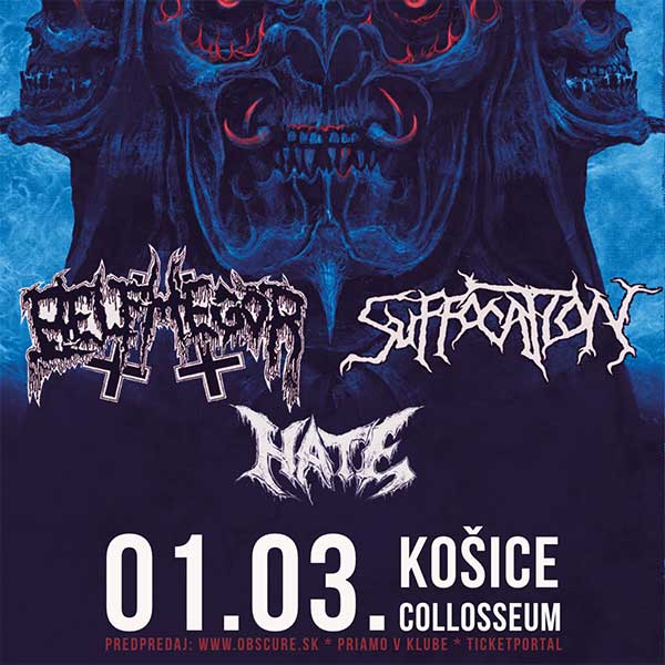 BELPHEGOR (AUT) + SUFFOCATION (USA) + HATE (PL)
