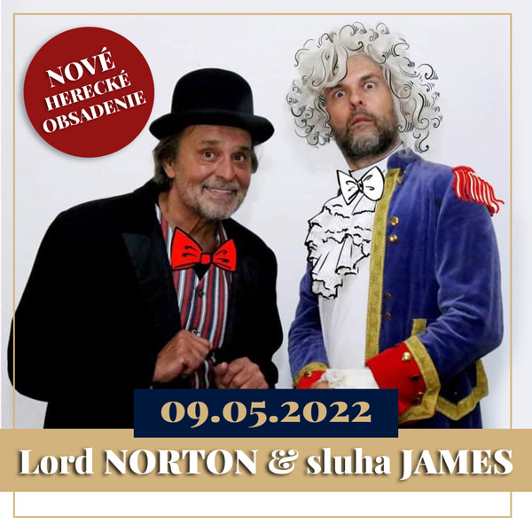 LORD NORTON A SLUHA JAMES na zámku