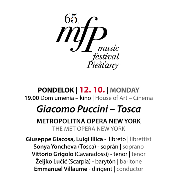 Tosca - METROPOLITNÁ OPERA NEW YORK