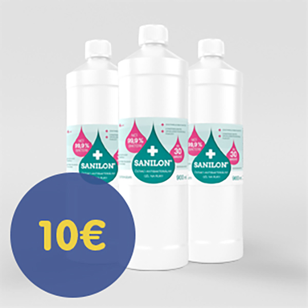 SANILON čistiaci antibakteriálny gél na ruky