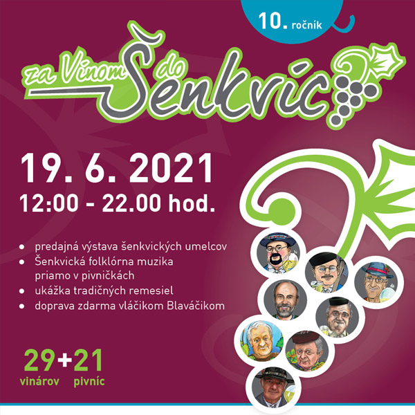 ZA VÍNOM DO ŠENKVÍC 2021