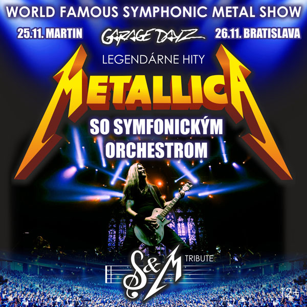 METALLICA S&M TRIBUTE SHOW + symfonický orchester
