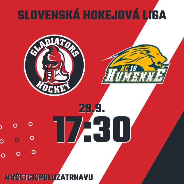 HK GLADIATORS Trnava - HC 19 Humenné (SHL)
