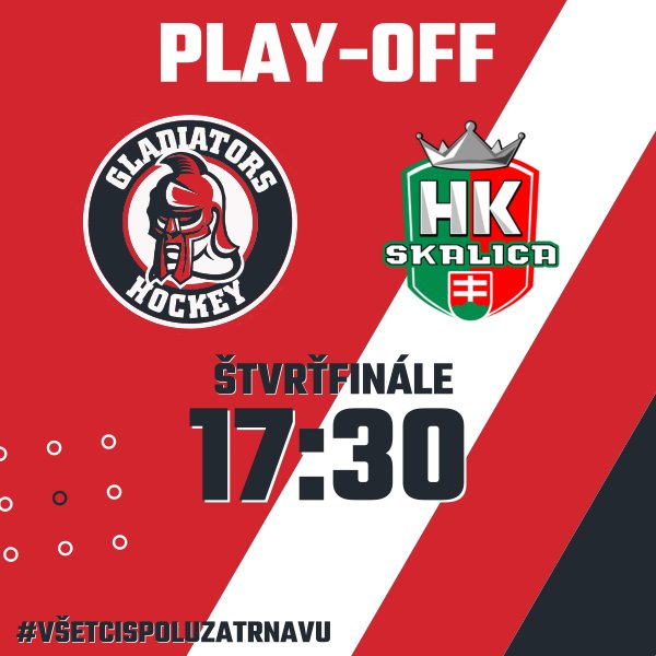 HK GLADIATORS Trnava - HK Skalica Štvrťfinále Play Off