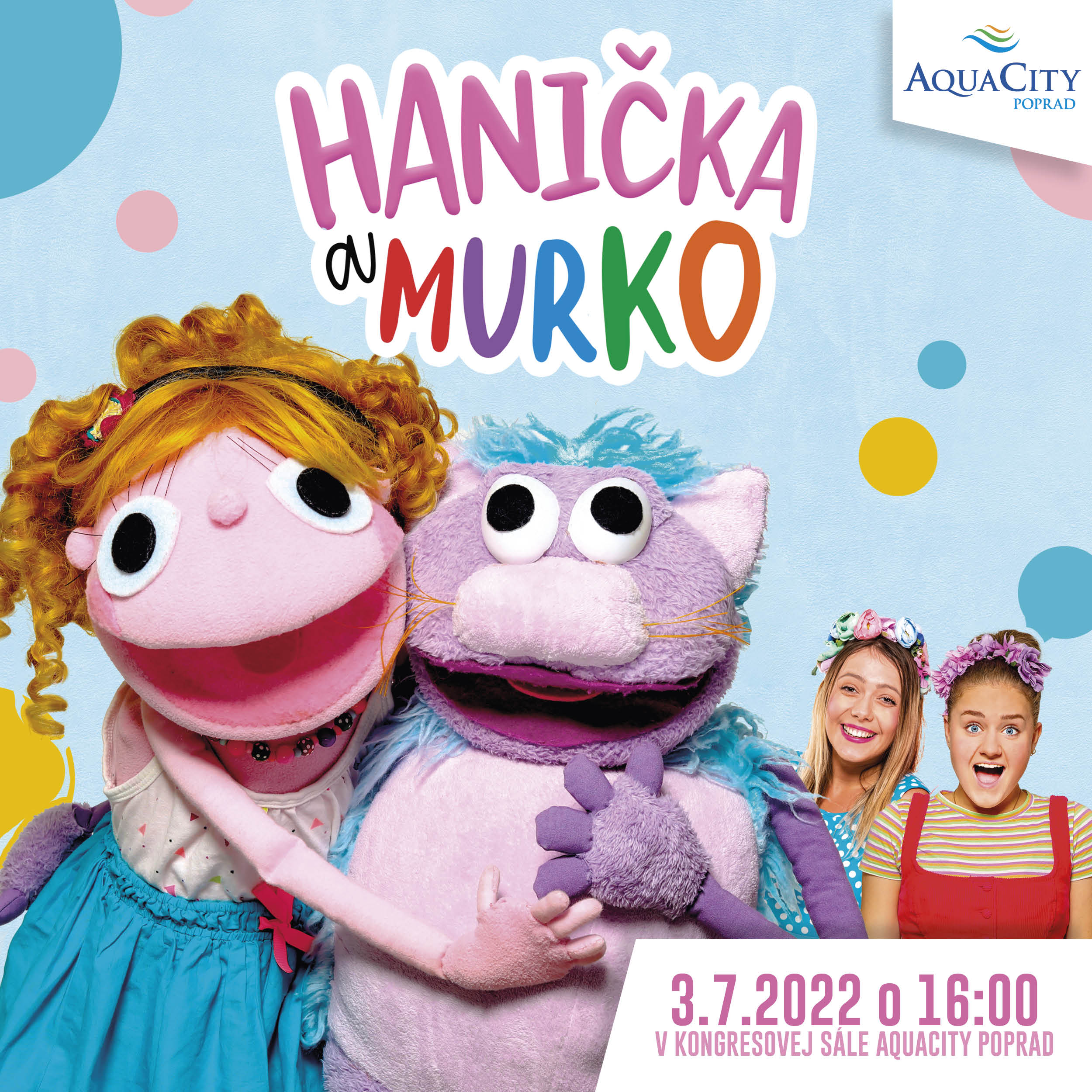 Hanička a Murko v AquaCity Poprad