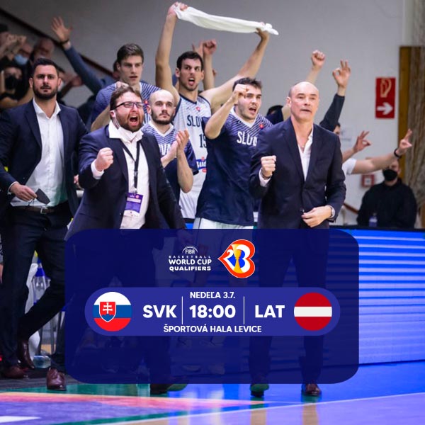 Slovensko - Lotyšsko, Kvalifikácia na FIBA World Cup 2023