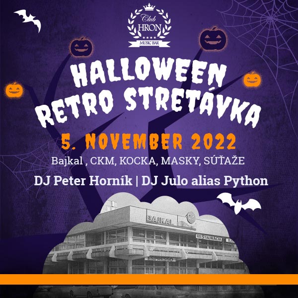 HALLOWEEN RETRO STRETÁVKA