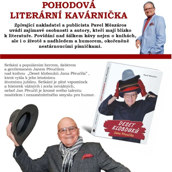 Pohodová literárna kaviarnička s Janem Přeučilem