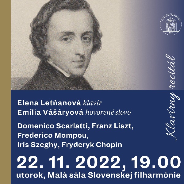 Klavírny recitál Elena Letňanová