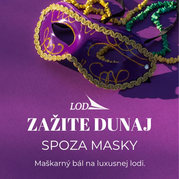 Maškarný bál -  plavba po Dunaji