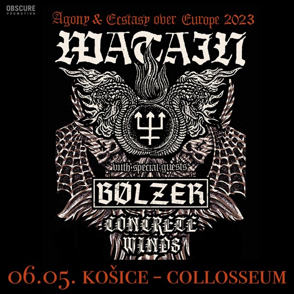 WATAIN, BØLZER, CONCRETE WINDS
