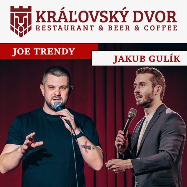 Stand up večer - Joe Trendy a Jakub Gulík