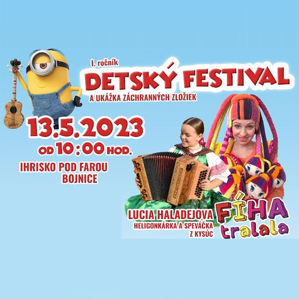 Detsky festival s Fiha Tralala a ukážka záchranných zložiek