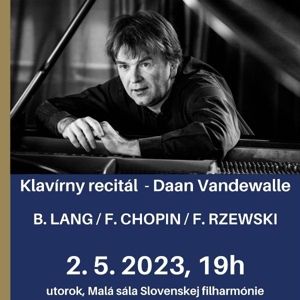 Klavírny recitál Daan Vandewalle