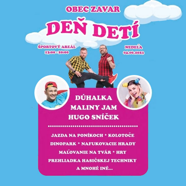 Deň detí v obci Zavar