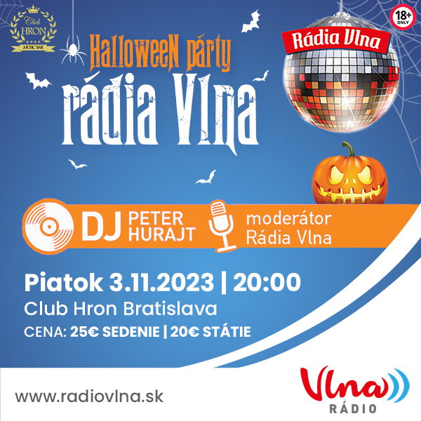 OLDIES PÁRTY RÁDIA VLNA - Halloweenská párty