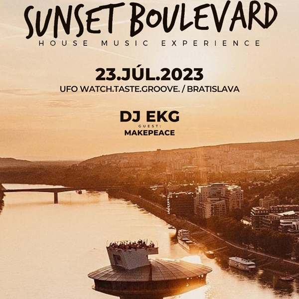 SUNSET BOULEVARD UFO 2023  UFO/ BRATISLAVA (Most SNP Bratislava)