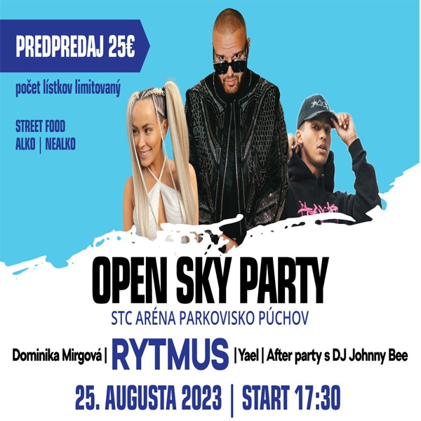 OPEN SKY PARTY Púchov