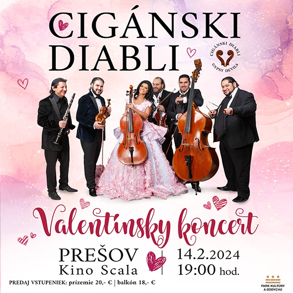 CIGÁNSKI DIABLI - VALENTÍNSKY KONCERT