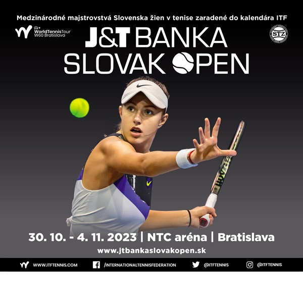 J&T Banka Slovak Open 2023. Medzinárodné MSR v tenise žien