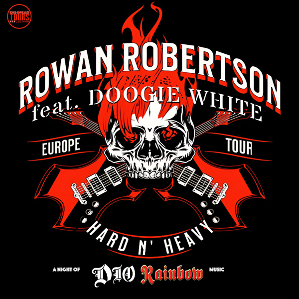 DOOGIE WHITE & ROWAN ROBERTSON - Rainbow & Ronnie James Dio night