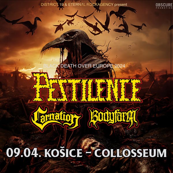 PESTILENCE, CARNATION, BODYFARM