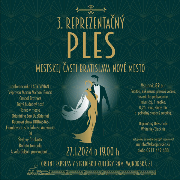 3. Reprezentačný ples mestskej časti Bratislava - Nové Mesto
