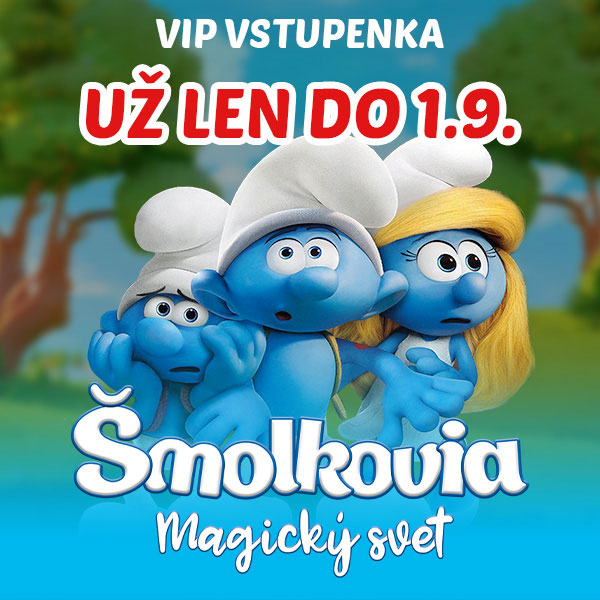 Šmolkovia – Magický svet - VIP VSTUPENKA