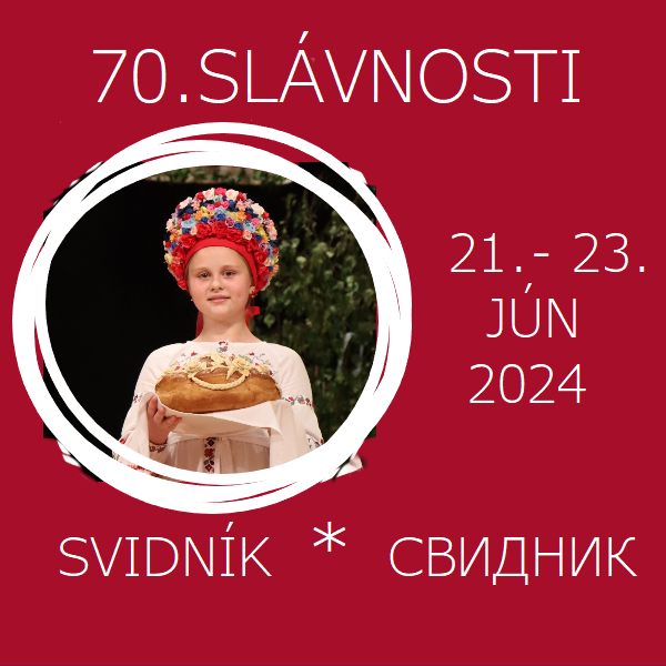 70. slávnosti rusínsko-ukrajinskej kultúry