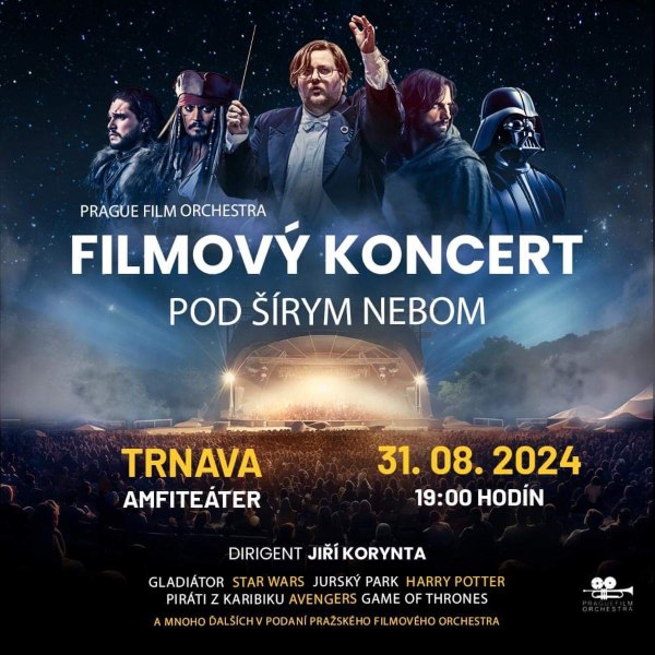 Koncert filmovej hudby / Amfiteáter Trnava