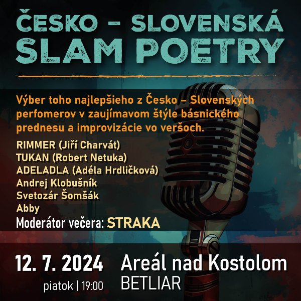 ČESKO – SLOVENSKÁ SLAM POETRY