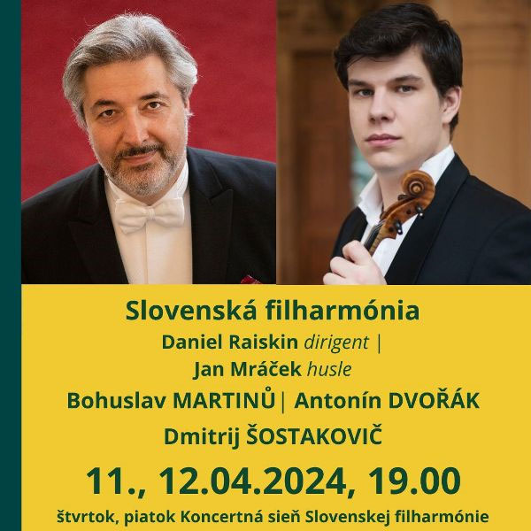 Martinů, Dvořák, Šostakovič