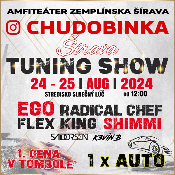 CHUDOBINKA ŠÍRAVA TUNING SHOW 2024
