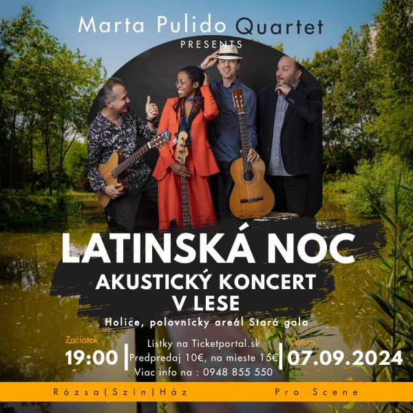 Latinská noc - živý koncert v lese