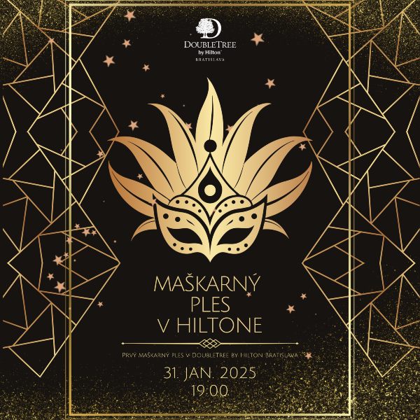 MAŠKARNÝ PLES V HILTONE