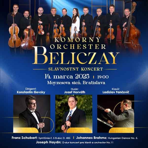 Koncert komorného orchestra Beliczay