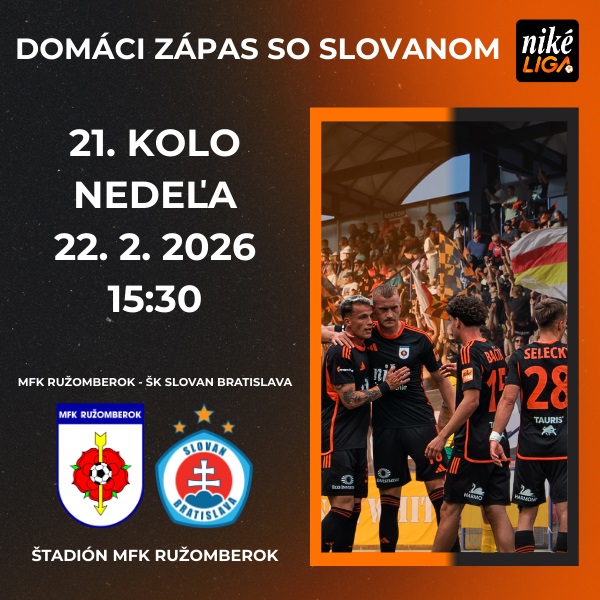 MFK Ružomberok- ŠK Slovan Bratislava