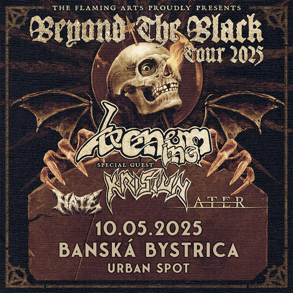 Beyond The Black Tour 2025 - VENOM Inc., Krisiun, Hate, Ater