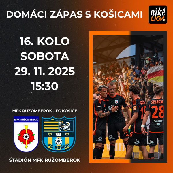 MFK Ružomberok- FC Košice