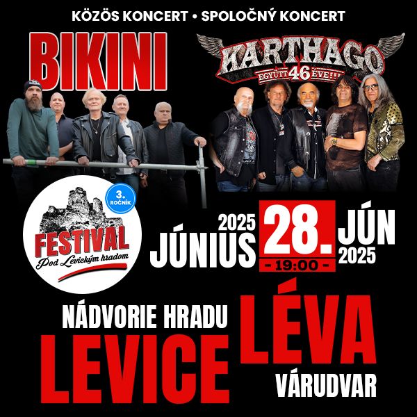 BIKINI & KARTHAGO - Festival pod hradom - 3.ročník