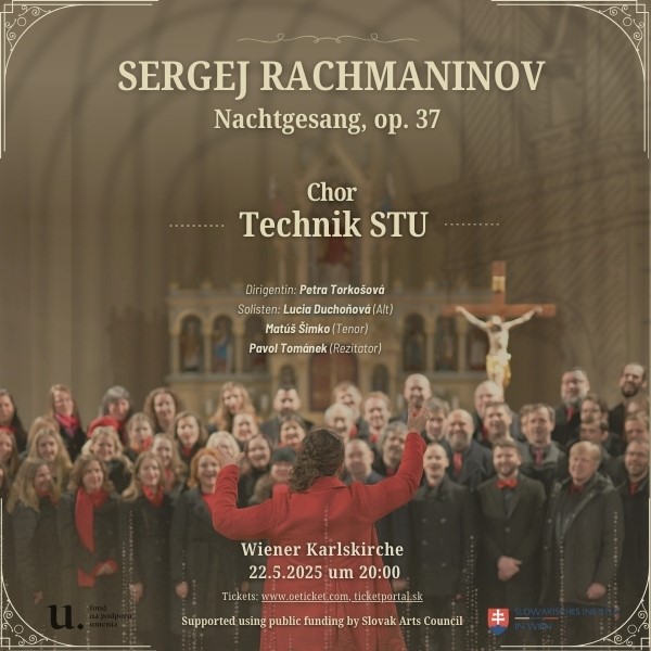Celonočné bdenie Sergeja Rachmaninova so zborom Technik STU - Viedeň