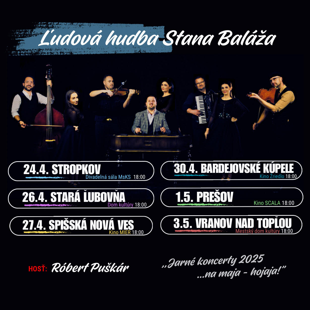 Ľudová hudba Stana Baláža ... na maja, hojaja!