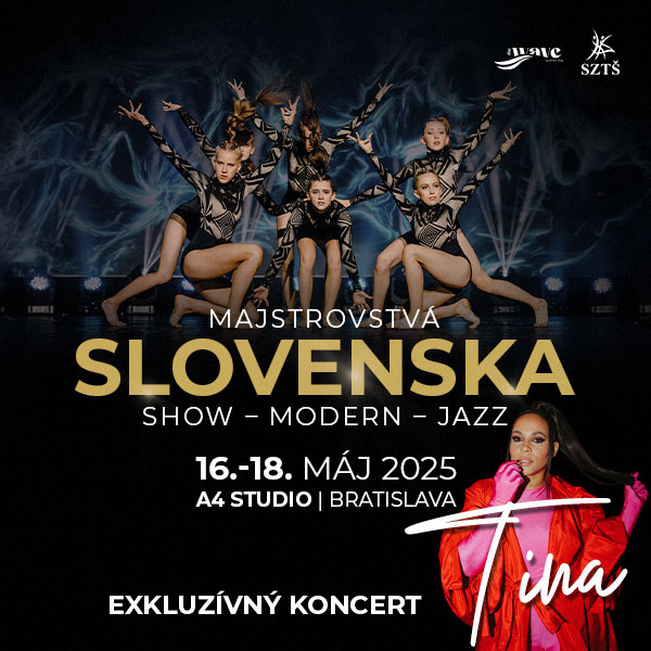 Majstrovstvá Slovenska v tanci s exkluzívnym koncertom Tiny