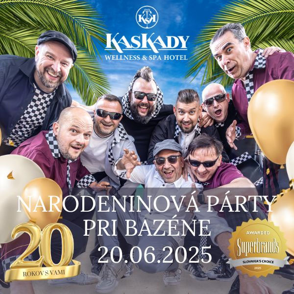 Narodeninová párty pri bazéne s kapelou Polemic