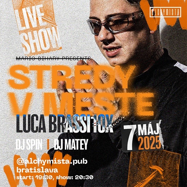 LUCA BRASSI10X SHOW na “STREDY V MESTE”